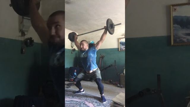 Рывок с виса в полуподсед 55 кг смотреть онлайн