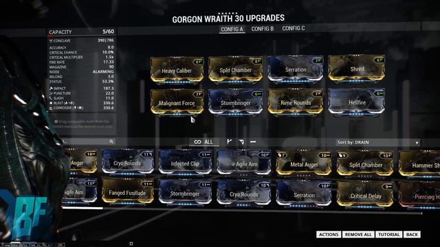 Warframe Watch it in Action: Weapons Edition Gorgon Wraith Build 6 forma смотреть онлайн