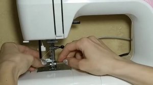 Как заправить нитку в швейную машинку janome dress code