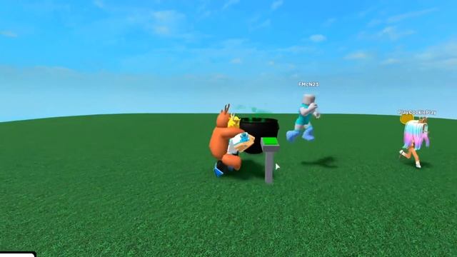 Don't Push the Button! Gamer Chad & CookieSwirl Play Roblox смотреть онлайн