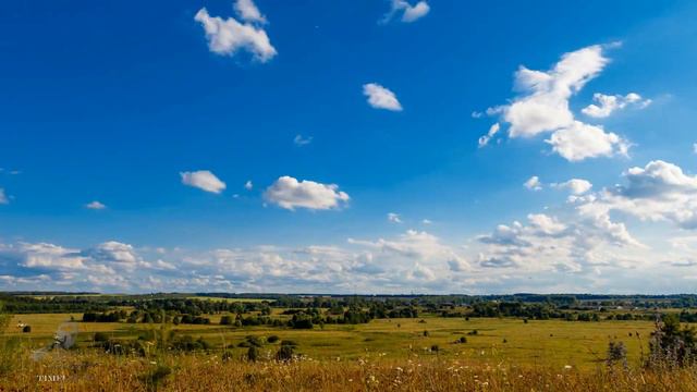 Таймлапс движения облаков (TIMELAPSE)