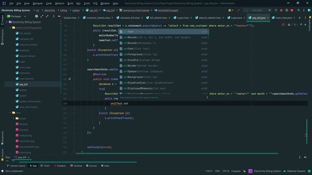 Electricity Billing System | Java Project | Creating Pay Bill class смотреть онлайн