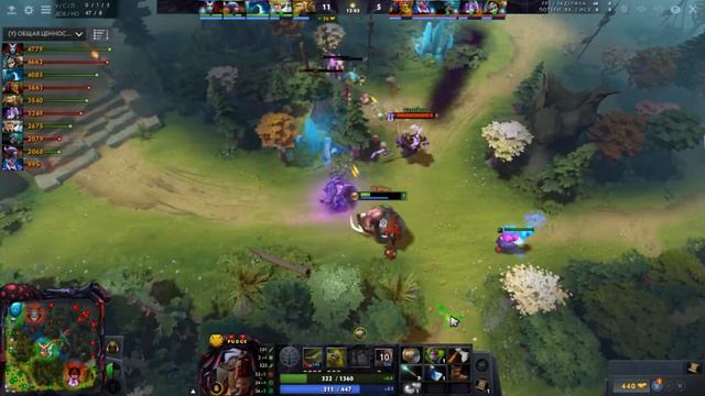 Dendi вернулся на PUDGE! 7.26c dota 2 gameplay смотреть онлайн