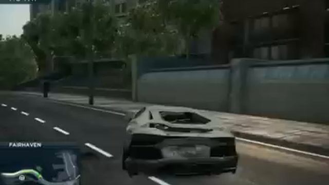 NFS most wanted 2012 /lamborghini free roam /GAMEPLAY смотреть онлайн