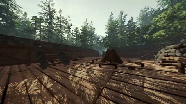 The Forest | ЛЕСТНИЦА в КРАТЕР (+МНОГО ПОСТРОЕК) смотреть онлайн