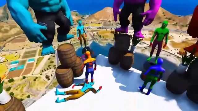 GTA King 1 spider man water ragdolls part 354 смотреть онлайн