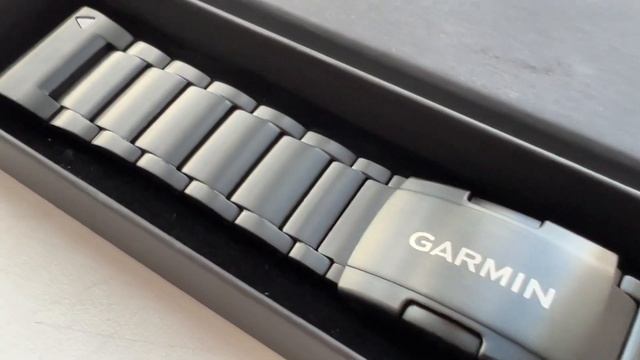 Титановый браслет для часов GARMIN версия 1 (черный/темно-графитовый) смотреть онлайн