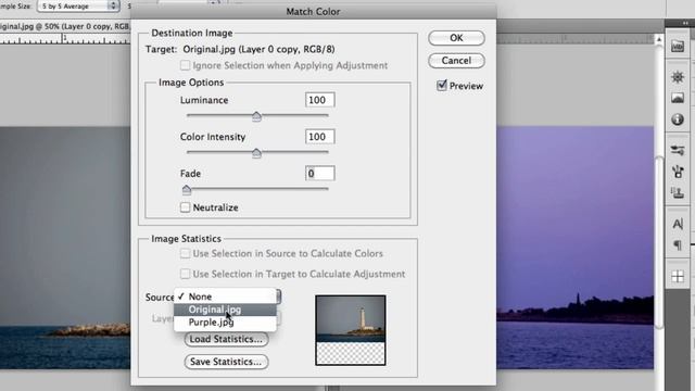 Photoshop: Match Color |
