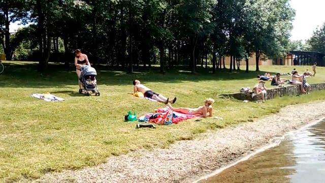 Озеро Барбора под городом Теплице ( Чехия ),jezero Barbora,Barbora lake near Teplice,湖巴博拉特普利採 смотреть онлайн
