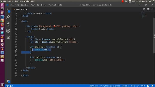 [Arabic] JavaScript Samurai #93- Events (Propagation) - جافاسكربت ساموراي - الاحداث смотреть онлайн
