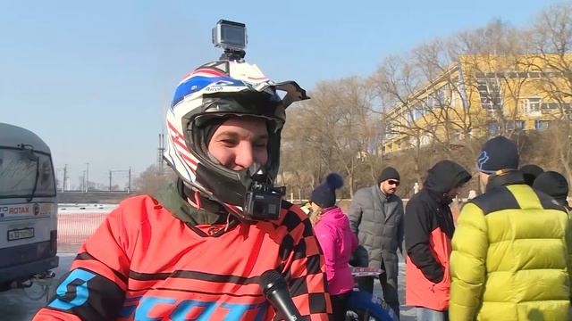 Во Владивостоке стартовал первый этап соревнований по мотокроссу на льду 2019 смотреть онлайн