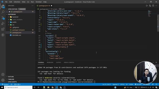iNotebook React Project Setup | Complete React Course in Hindi #55 смотреть онлайн