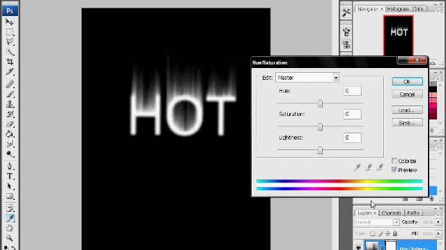 Adobe Photoshop CS3 Extended Tutorial: Making fire text смотреть онлайн