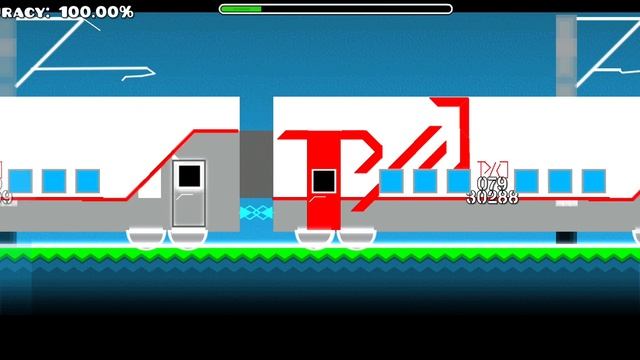уровень для тех кто любит поезда в Geometry Dash смотреть онлайн