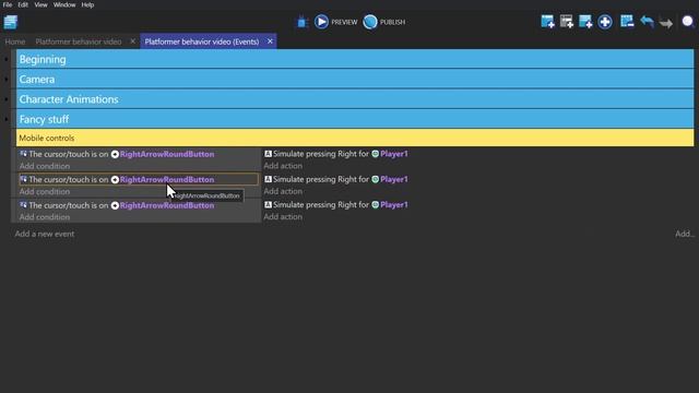 Touchscreen Controls - Intermediate Tutorial - GDevelop смотреть онлайн