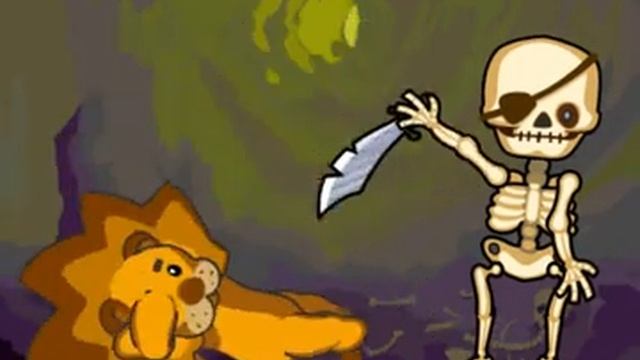 Очень прикольный и смешной мультик про скелета