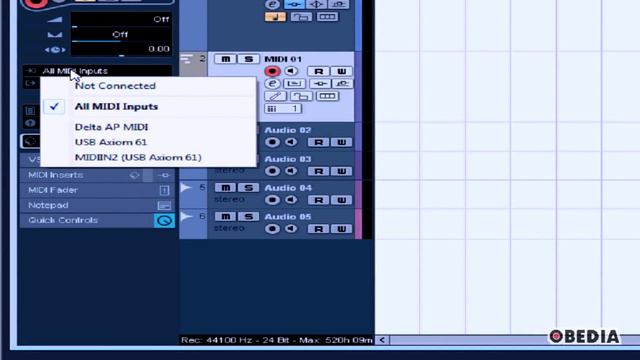 CUBASE:How To Setup MIDI