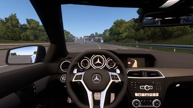 MERCEDES BENZ C63 AMG ETS2 CAR MOD #ets2mods #ets2 #gameplay #viral #topvideos