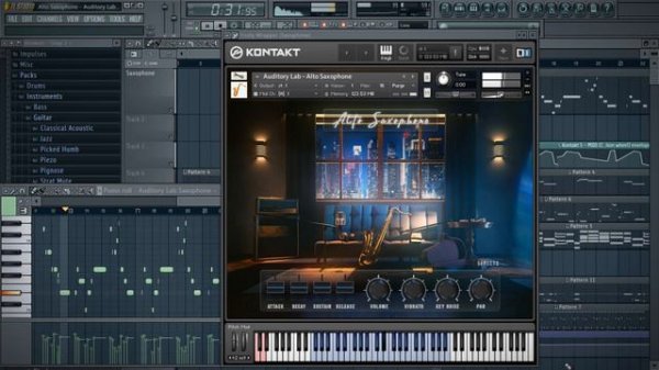 Virtual Saxophone Plugin/Kontakt Library (Mac/Pc VST, AU,AAX)
