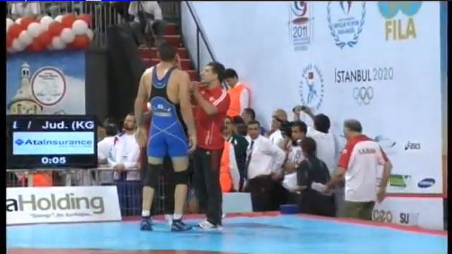 84kg - Alireza Goudarzi (IRI) vs Mihail Petrov Ganev (BUL) 2011 world championship смотреть онлайн