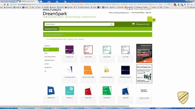 Get free software from Microsoft LEGALLY download iso files from DREAMSPARK смотреть онлайн
