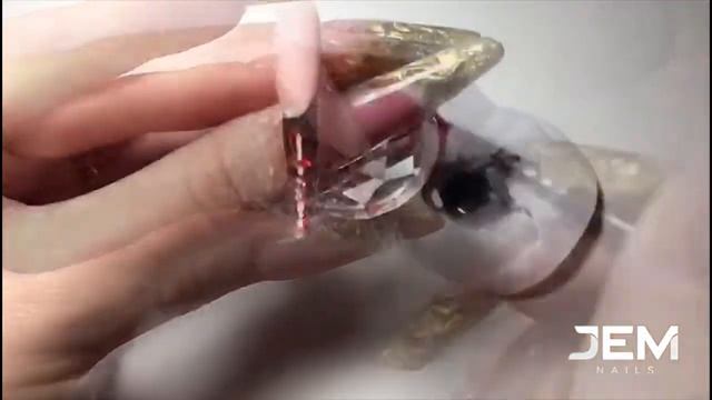 МК от JEM. "Витражный френч". Витражный гель своими руками) Мастер: Анастасия Кривенко смотреть онлайн