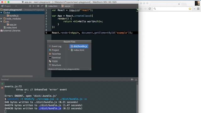 39 Setting up a React Playground Dev Environment смотреть онлайн