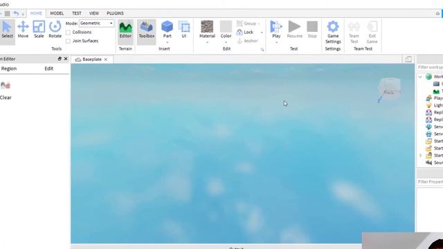 How to REMOVE the Baseplate in Roblox Studio, Delete Baseplate (2021) смотреть онлайн