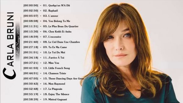 Carla Bruni Greatest Hits Album Carla Bruni Best Songs 2021