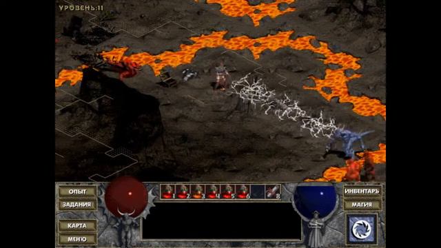 Diablo 1 - Серия 10 (Встреча с Черными рыцарями) смотреть онлайн