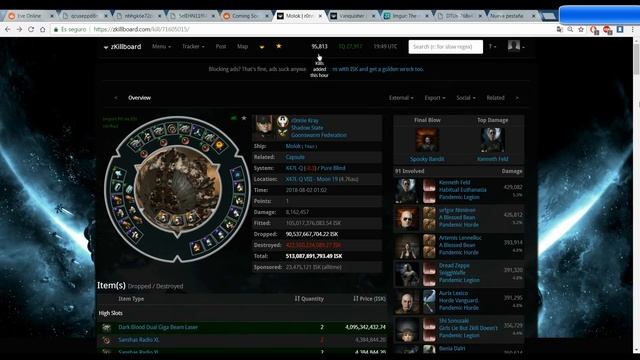 EVE ONLINE EN ESPAÑOL 100 MIL DOLARES PERDIDOS EN NAVES, SUPER BATALLA EN X4
