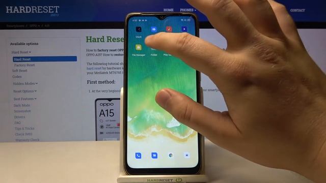 How to Create Folder on Home Screen in OPPO A15 – Add Folder to Home Screen смотреть онлайн