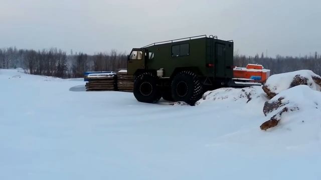Снегоболотоход ЗЫРЯНИН - 121 тест драйв смотреть онлайн