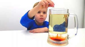 Бурлящая лава Делаем химический опыт дома. Эксперимент для детей chemical experiments at home