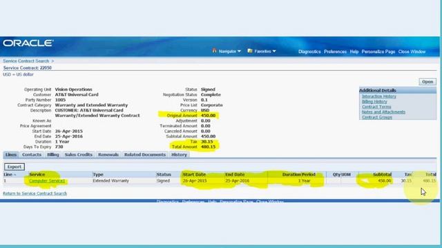 Oracle Service Contract :Order management to Service Contract flow смотреть онлайн