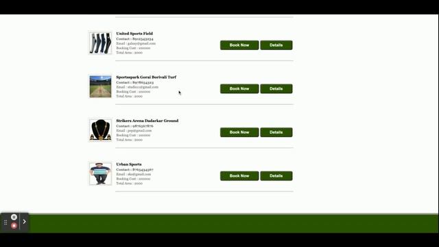 Online Turf Booking System Project on Python, Django and MySQL смотреть онлайн
