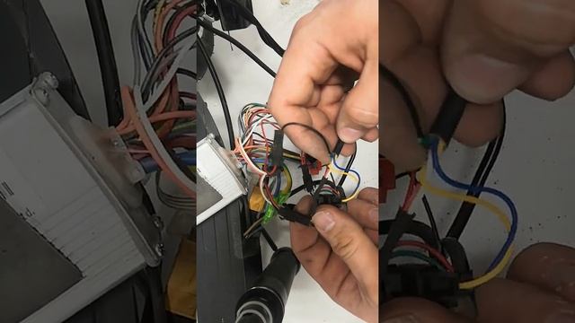 подключение проводки к контроллеру на электросамокате  Carmega Raven