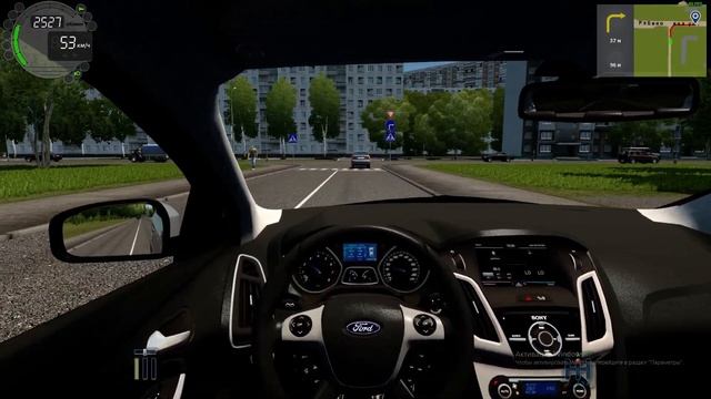 ПОКАТУШКИ НА FORD FOCUS В CITY CAR DRIVING смотреть онлайн