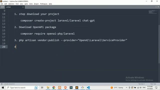Chat GPT in laravel 9 | How to use ChatGPT in Laravel | ChatGpt use in php смотреть онлайн