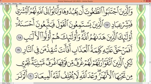 Practice reciting with shaykh Ayman Swayd - AZ-ZUMAR, p.460 смотреть онлайн