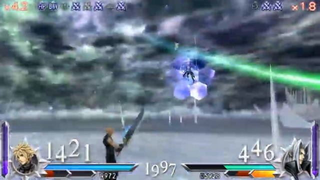 Dissidia 012 Duodecim Final Fantasy Mod Remake Cloud vs Sephiroth смотреть онлайн