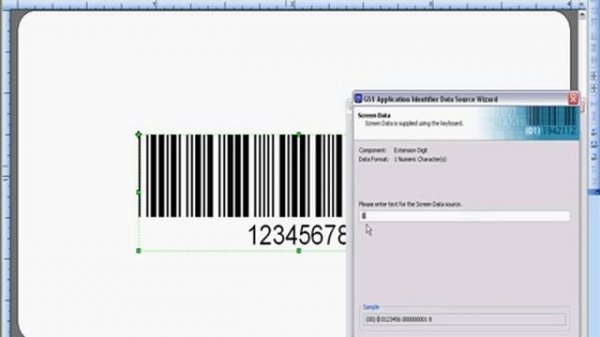 Making an SSCC Barcode in BarTender