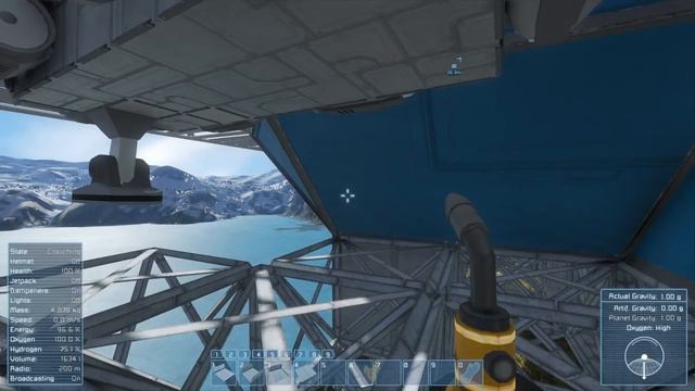 Space engineers: Recharge dock for Battery exploration ship смотреть онлайн