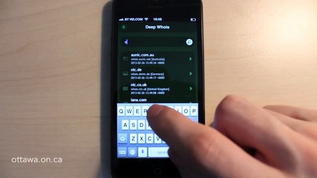 Deep Whois for all domains, icann, arin, ripe, uk, de, au, ca, jp, nl, ru [on iPhone, iPad and iOS] смотреть онлайн
