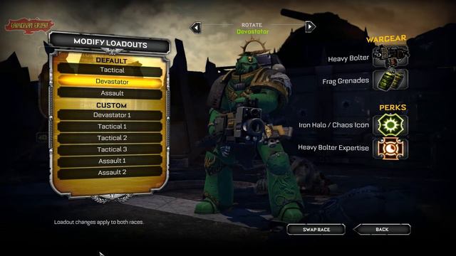 Warhammer 40k: Space Marine: Salamanders Chapter All classes смотреть онлайн