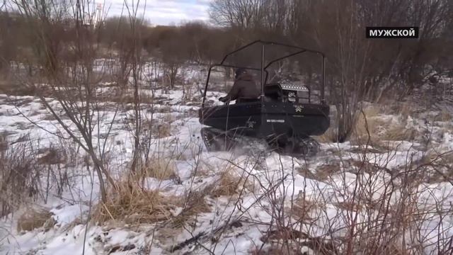 Гусеничные вездеходы "Пелец". Моторы 132 смотреть онлайн