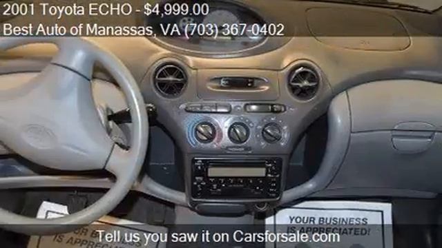 2001 Toyota ECHO for sale in Manassas, VA 20110 at the Best смотреть онлайн