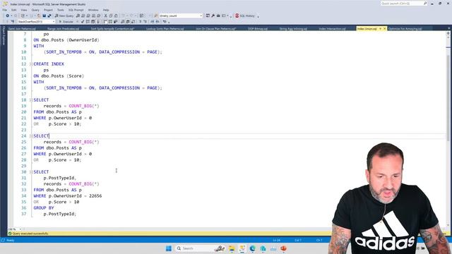 37 - A Little About Index Union Query Plans In SQL Server смотреть онлайн