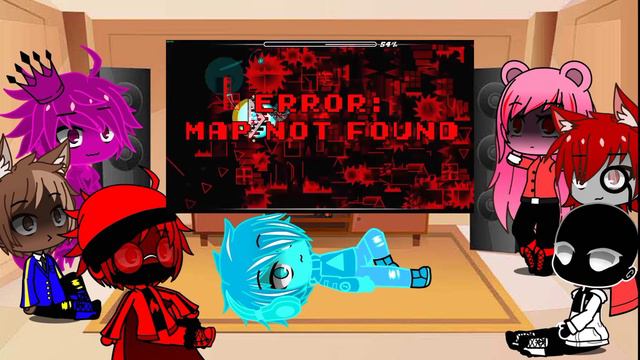 Fandoms reaction to Geometry Dash смотреть онлайн