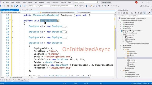 Employee list blazor component смотреть онлайн